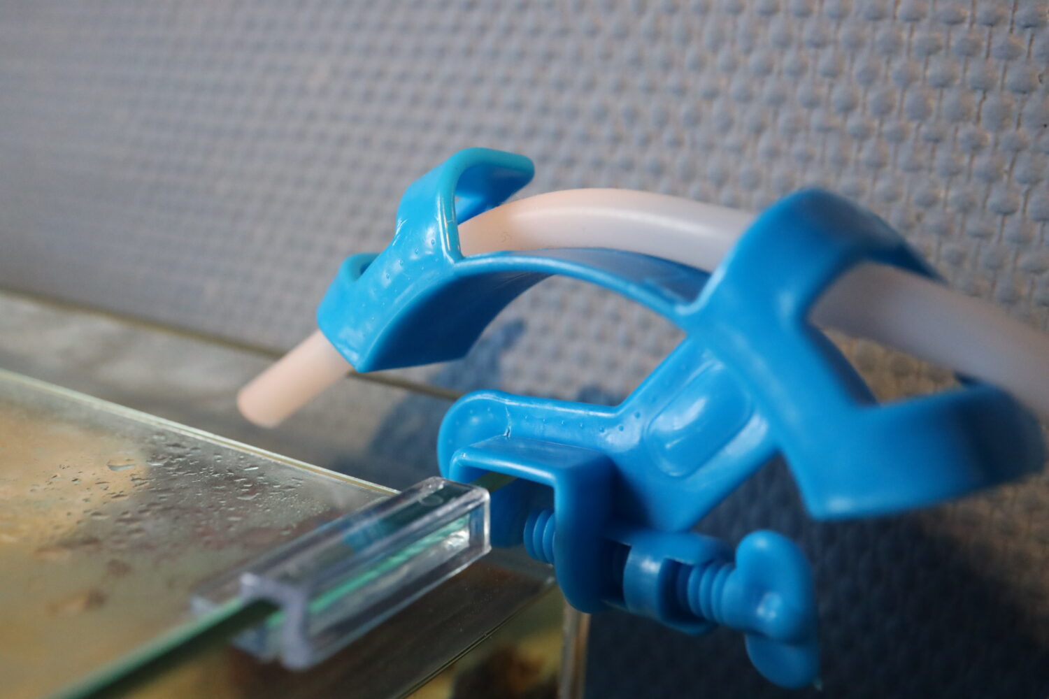 Problematische slanghouder © Zeewaternieuws