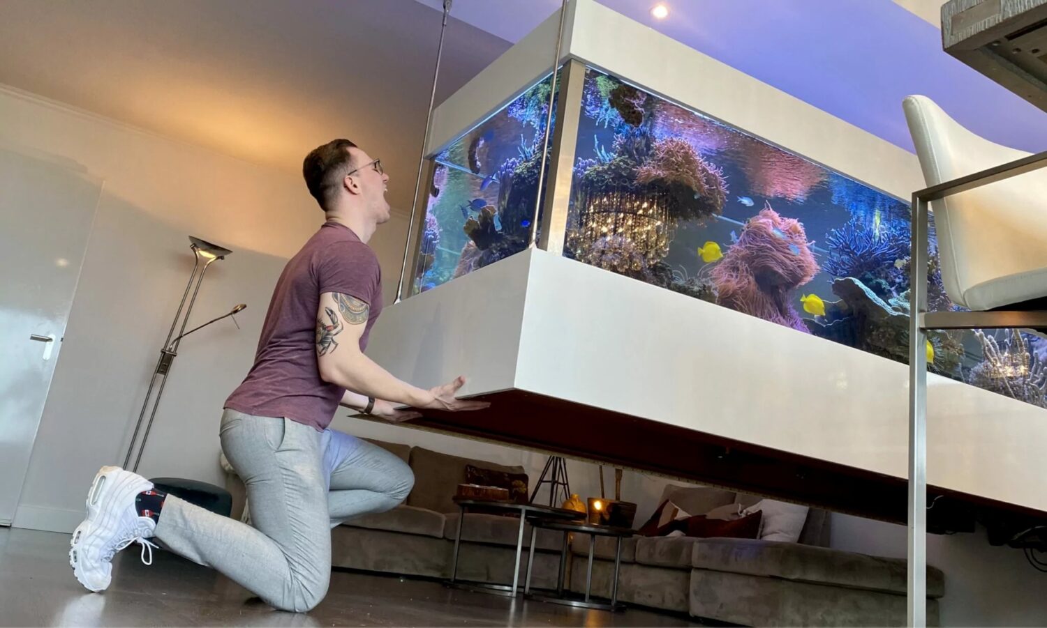 Deze Duitser reist heel Europa rond op zoek naar de beste aquaria
