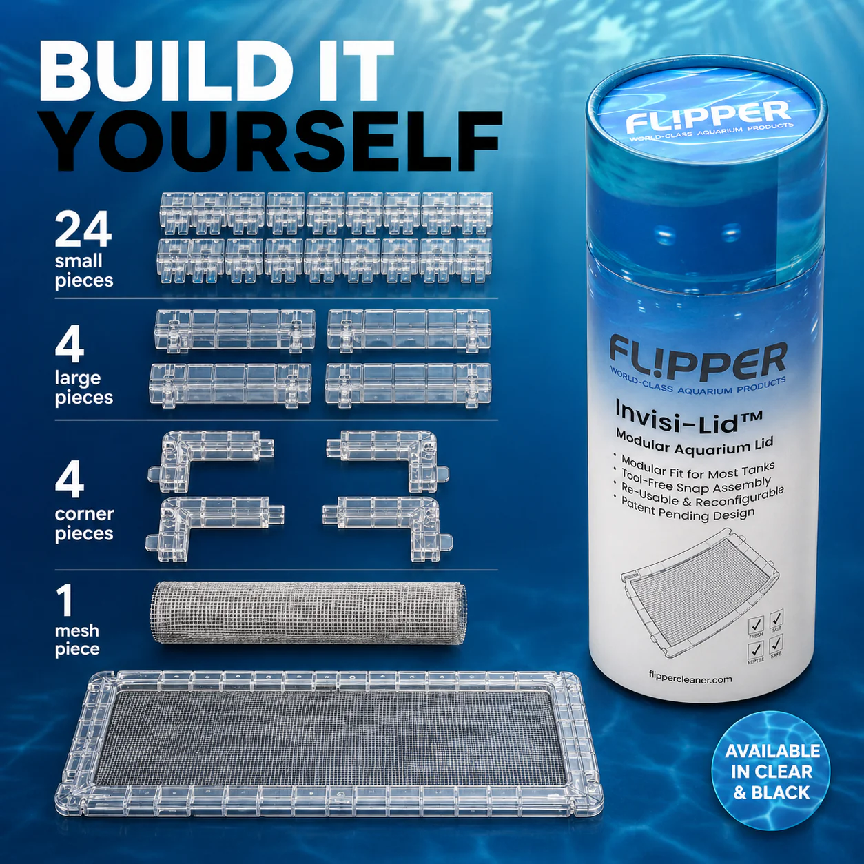 Flipper Invisi-Lid is modulair net